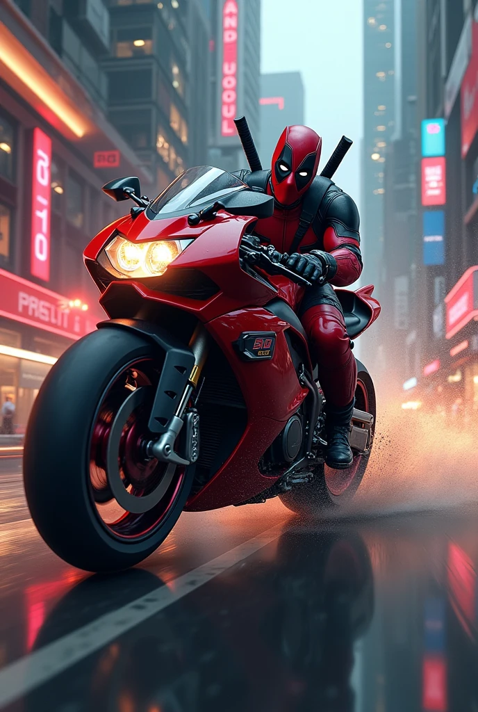 Deadpool motorcycle