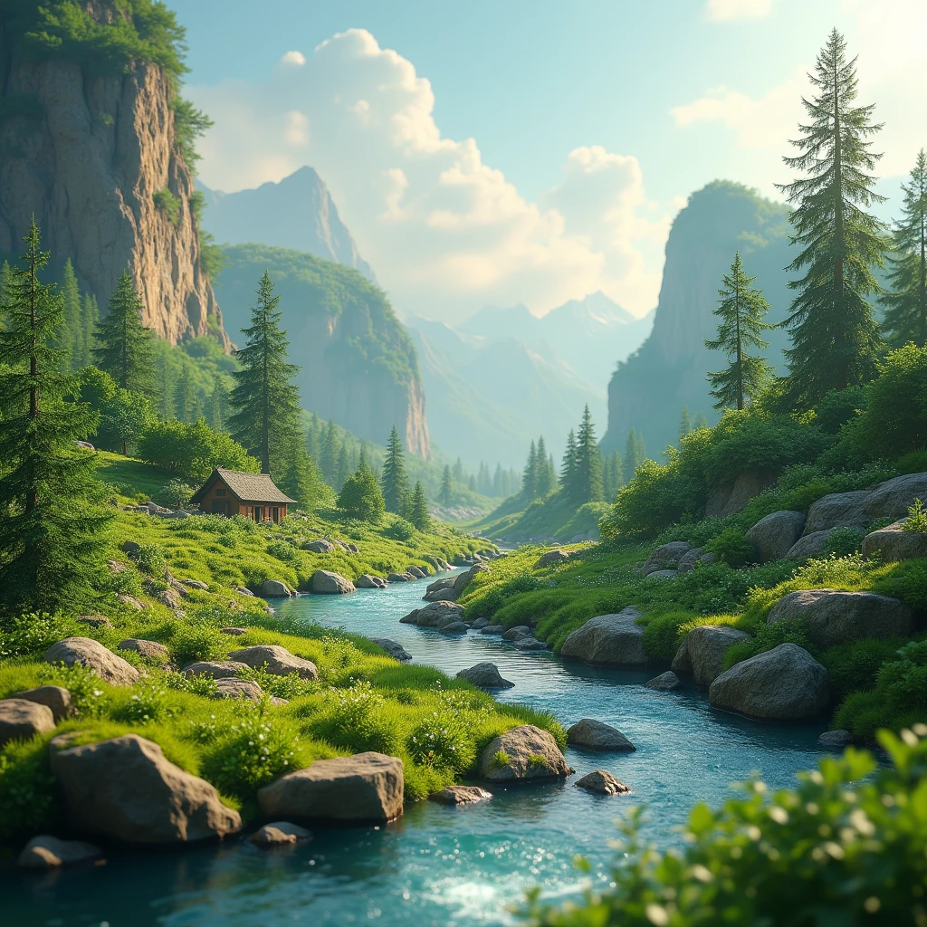 masterpiece, best quality, mini landscape