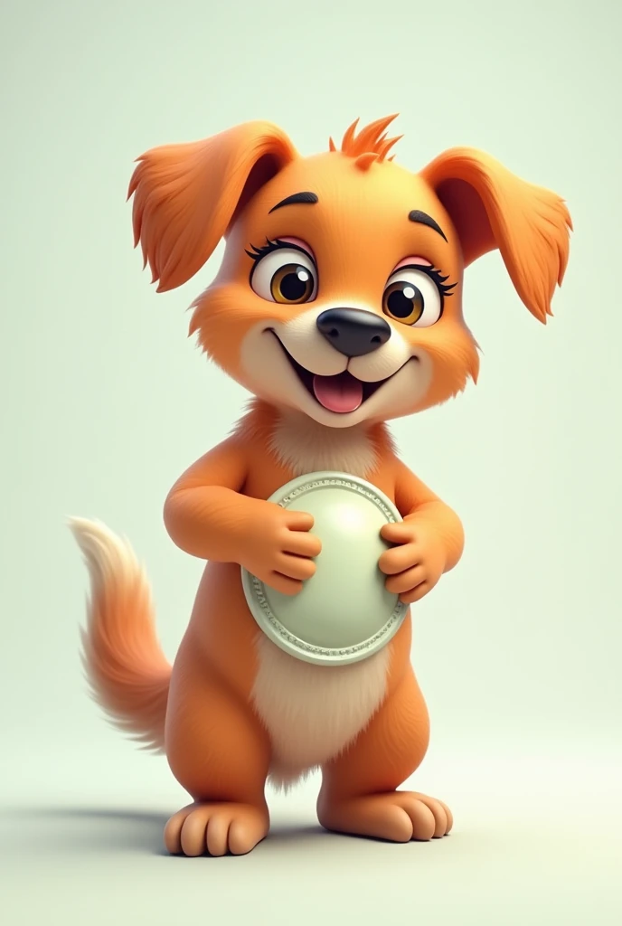Dog with a condom

