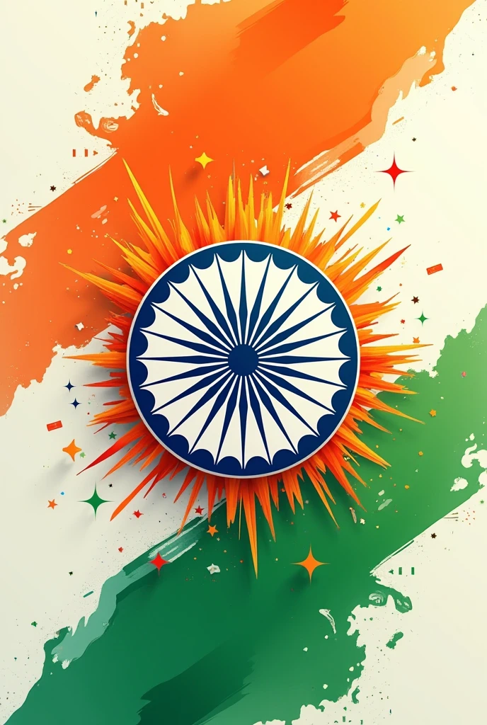 Make a photo with Ankit's name for Independence Day
