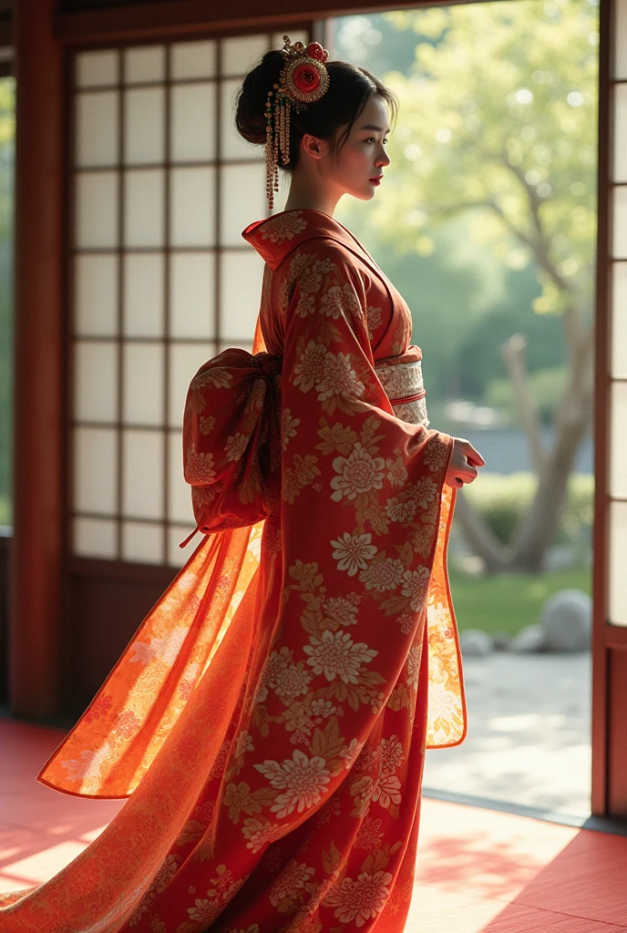 The beauty of Japanese kimono