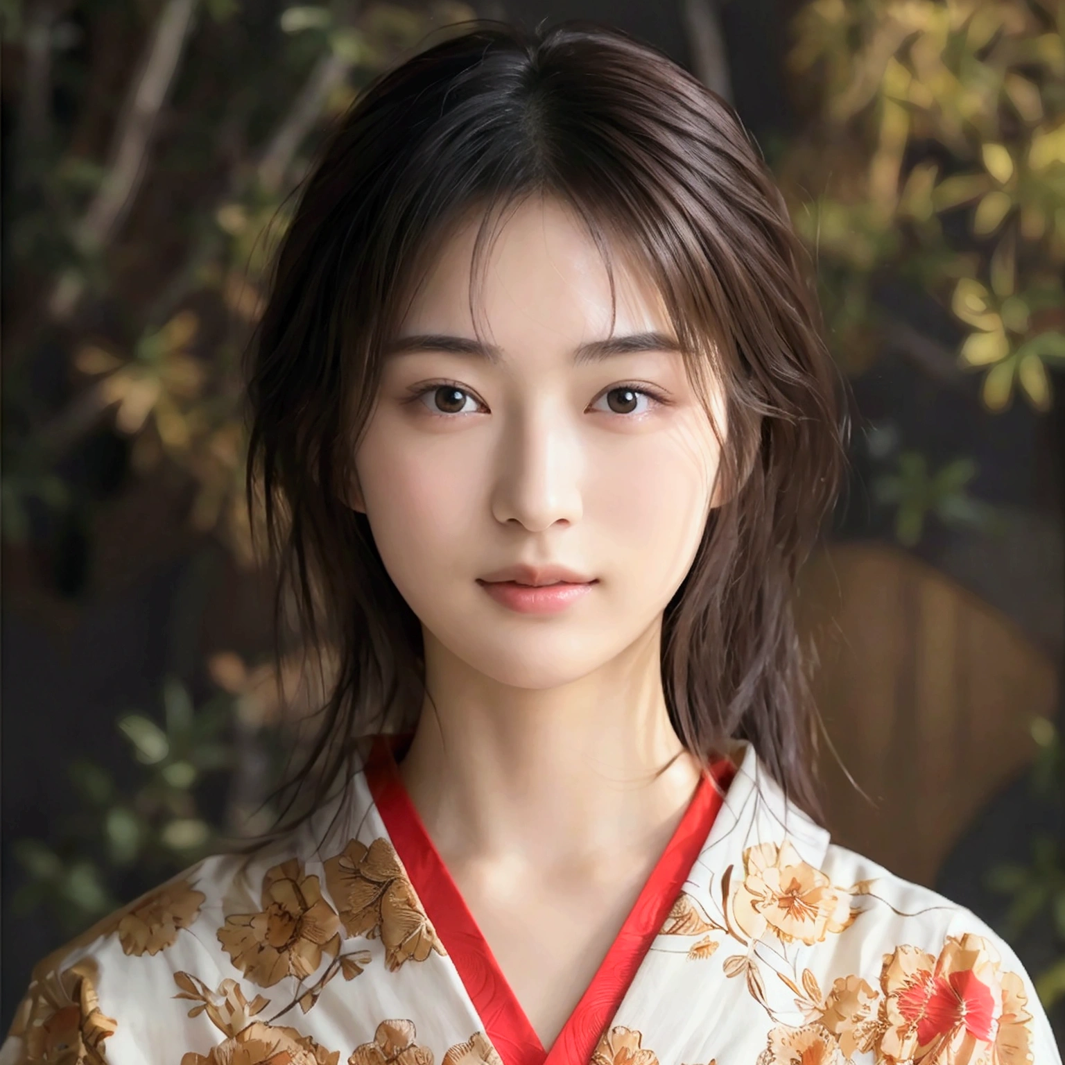 masterpiece:1.5、Highest quality:1.5、(Beautiful Japanese Woman:18-year-old:Black straight hair:Eyebrows are fine)、Beautiful yukata:Colored:Japanese pattern,Beauty Painting、Realistic portraits、Beautiful detailsまでこだわった目、超High resolution, (reality:1.2), Cinema Lighting、Detailed face、 Beautiful Face、Beautiful Skin、(High resolution)、(8k)、(Very detailed)、(Beautiful details)、(wallpaper)、Bright lighting、Professional Lighting、smile,whole body、Skin-beautifying effect、Overall image、Accurate anatomy:1.2、Accurate Images:1.2、Very detailedな画像、Perfect image、Perfect Image、Natural soft light、Beautiful images、(Best Shot,RAW Photos)