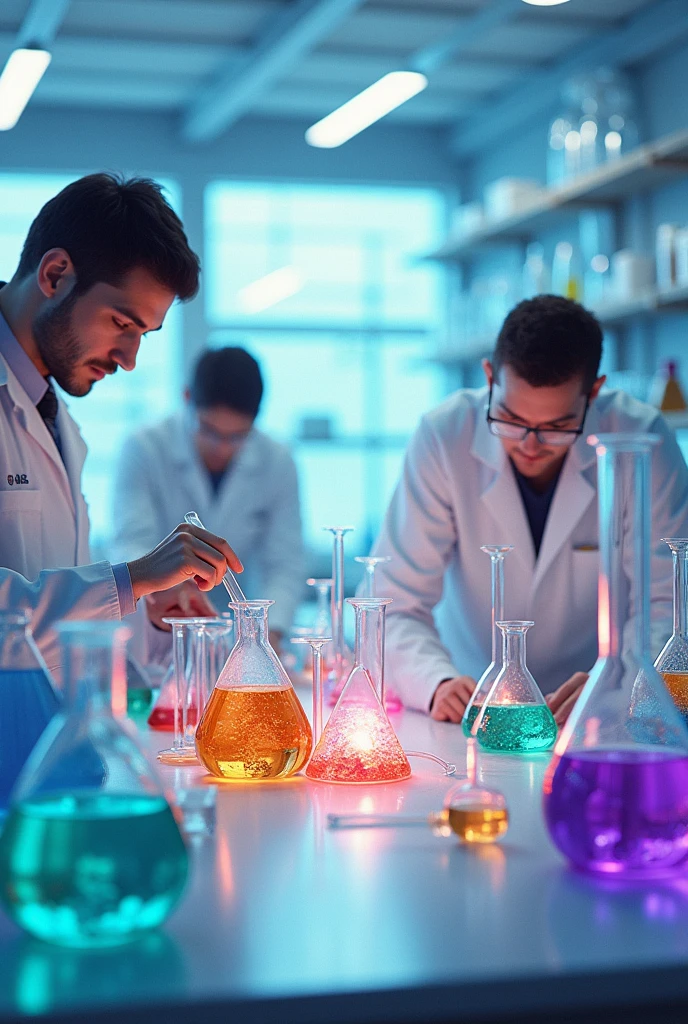 Physical chemical experiments in lab