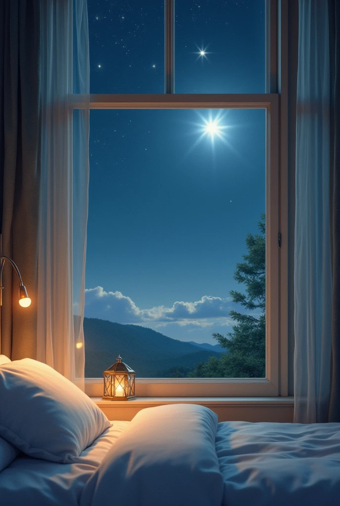 (Peaceful Dreams,夜のTranquility,Tranquility,peaceful sleep),(Highest quality,Very detailed,Realistic),(Painting),(Shining Star,Gentle moonlight),(Soft pillow,Comfortable bed,Dreamy atmosphere),(Tranquility,Luxurious sleep),(Peaceful and serene),(Subtle colors,Dark and warm tones),(Soft and diffuse lighting)