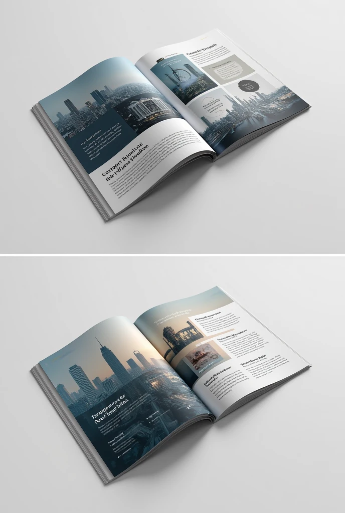 Catalog design for company profile 