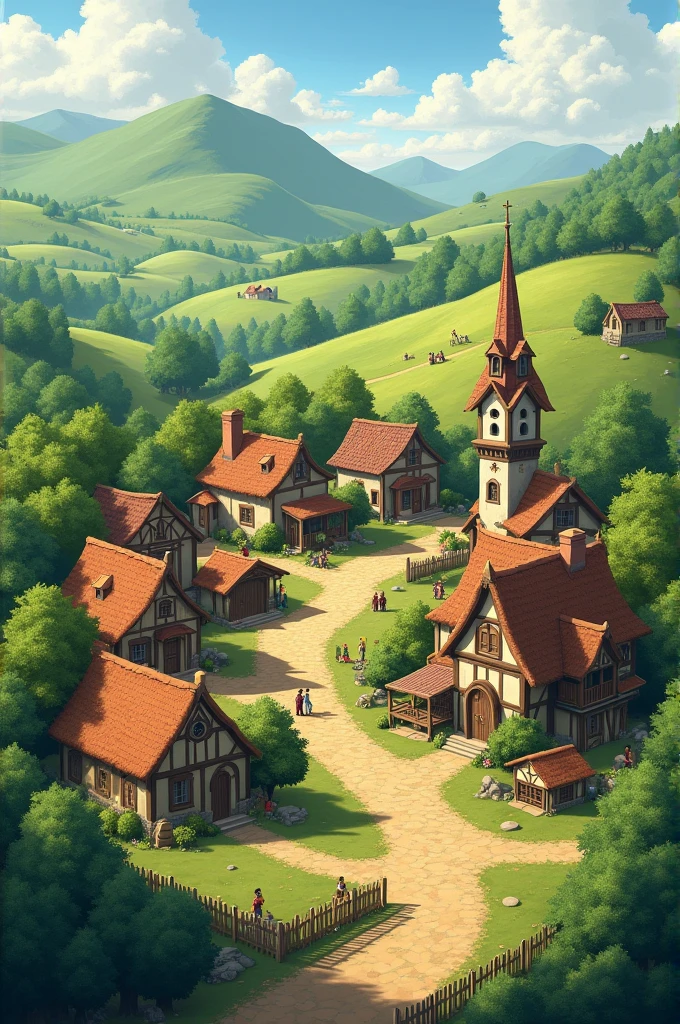 Village background 