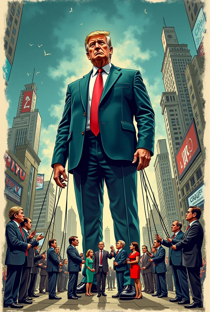 Create an editorial cartoon about media
