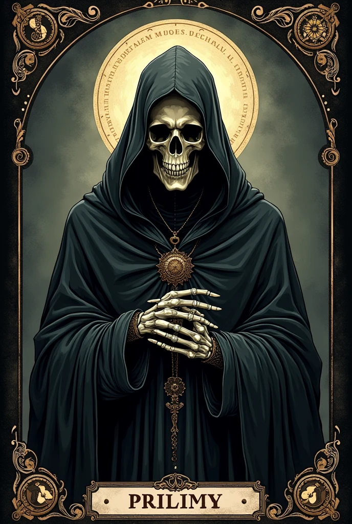 Crias playing card de tarot, skullish, dark, souls, playing card, playing card número 5, pope