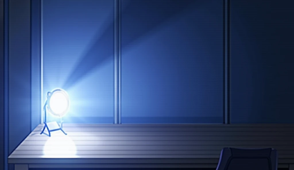on the desk,A bluish-white light from the left,Shooting from the side,Anime Style,animation,Japanese anime,High resolution,