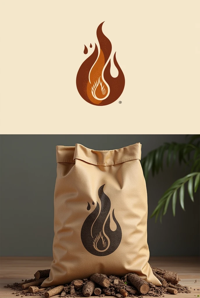 I need a logo And cover for a firewood company that sell firewood bags