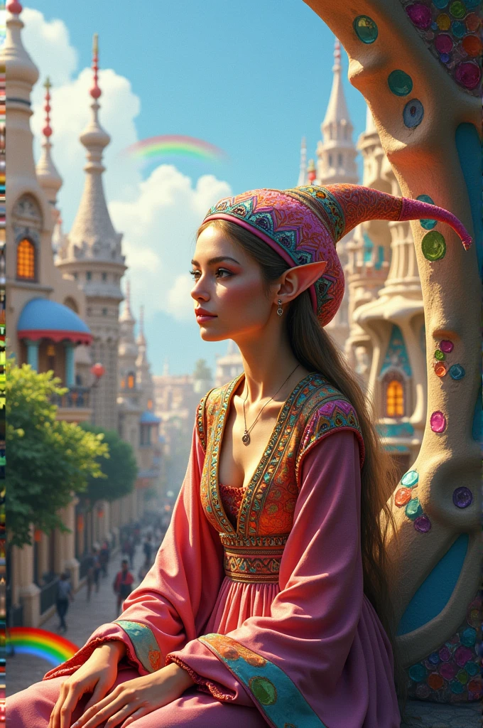 elf, rainbow , barcelona