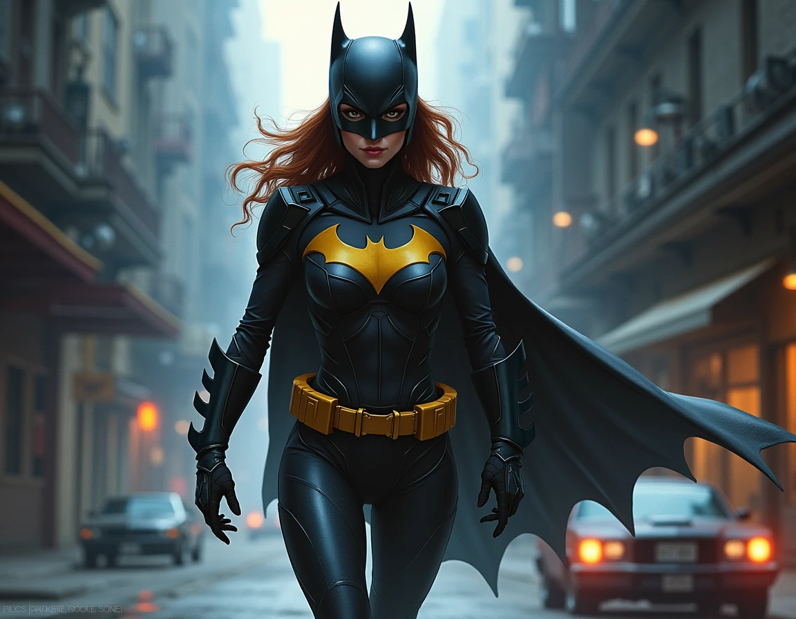 Batgirl、woman、Mechanical、Black Street、action
