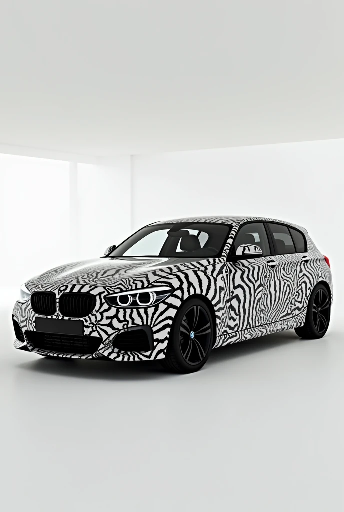 1 Series BMW black white with special pattern without background Special pattern without background