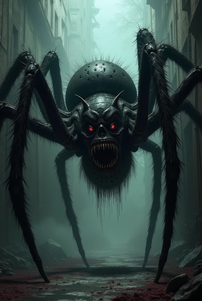 hình ảnh thực tế, quái vật spider man, có sừng