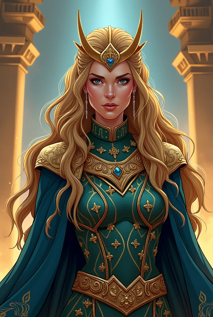 Storyboard new modern style comics books, Storyboard of Mother Frigga in the palace of rule Asgard agrees with Luki to spy for her. The mother shows motherhood on her face but at the same time severity, and Loki shows signs of submission and obedience.