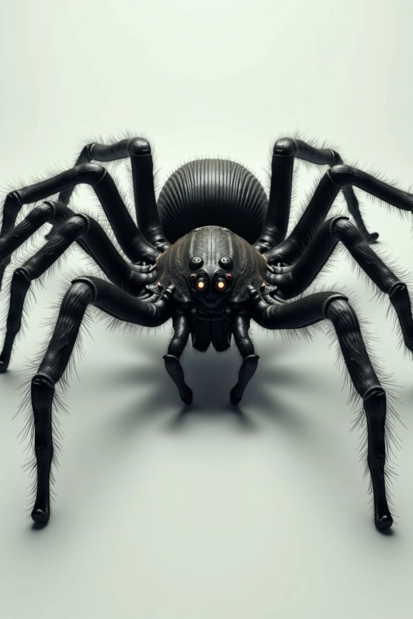 Spider shown in the whole image without cutting any part of it