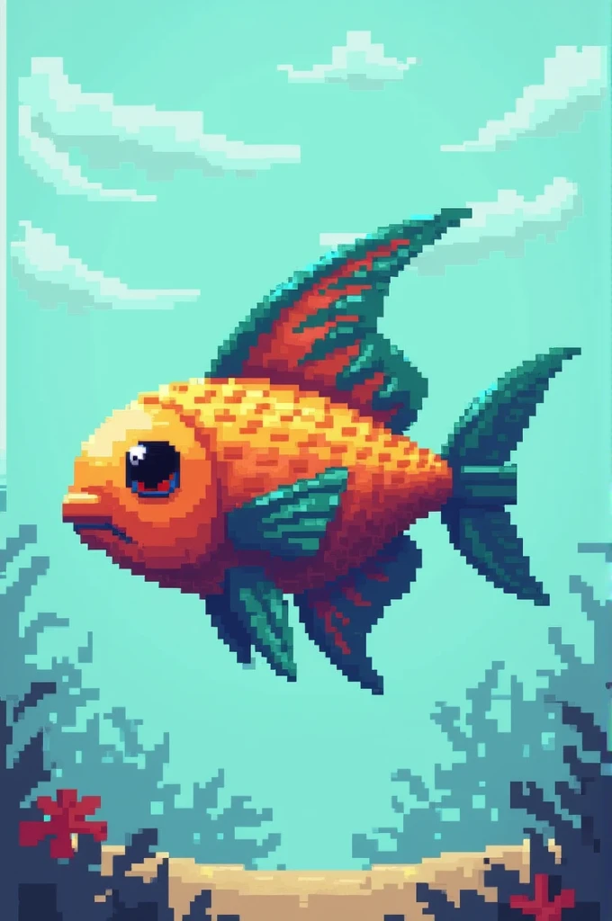 Minecraft Pixel Art Mojarra 
