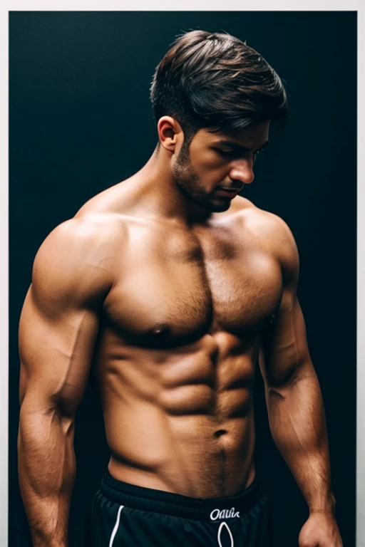 dark image of a motivated man
