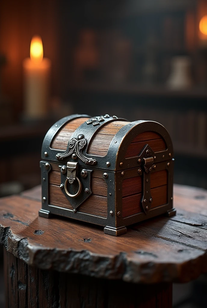 small medieval treasure chest