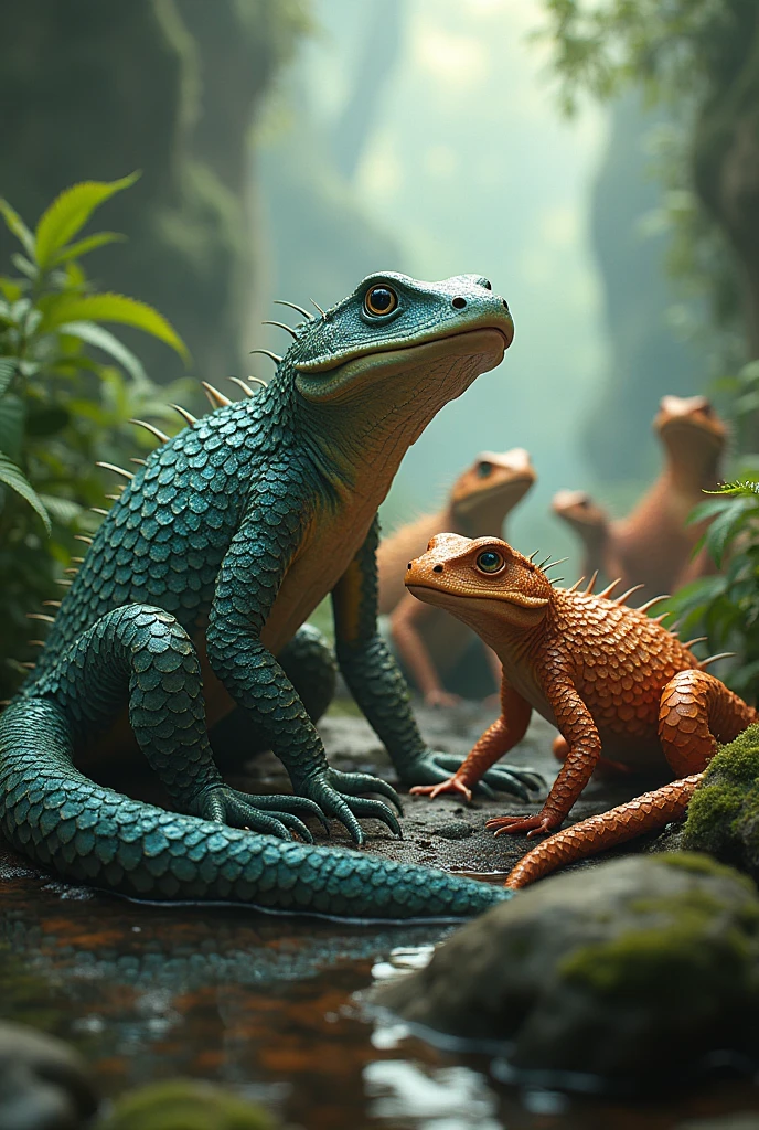armored newts