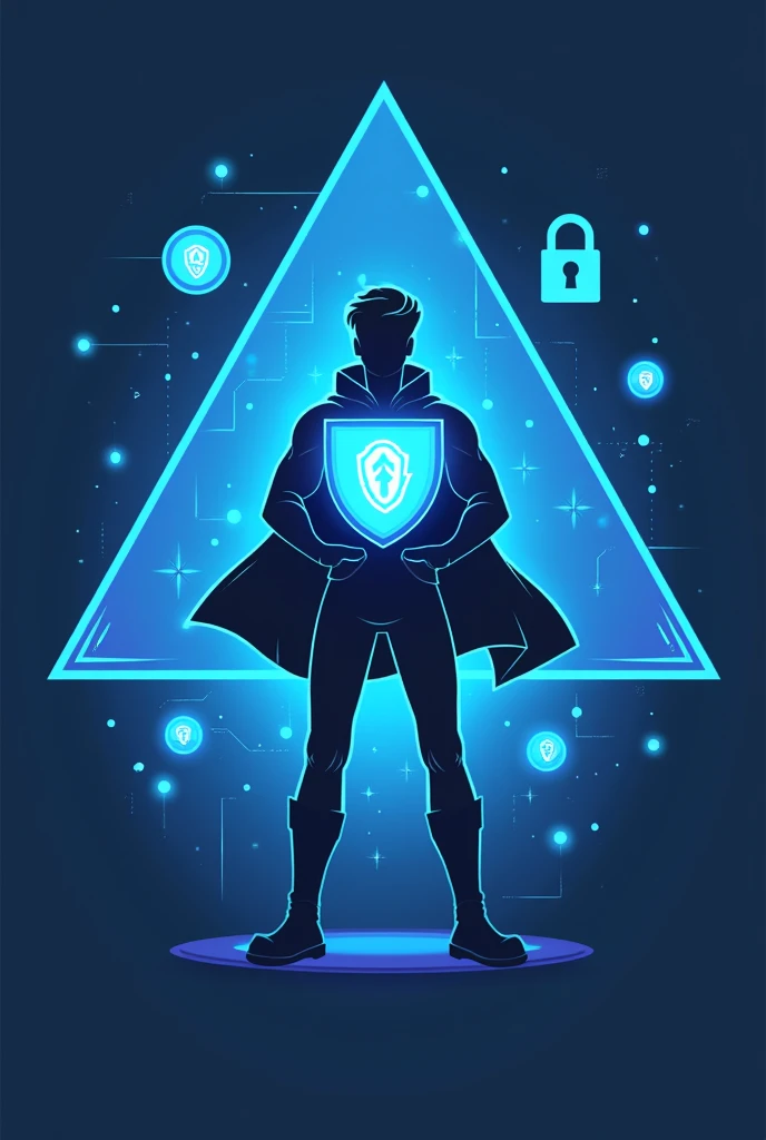 It is a logo for an application to protect against cyberbullying