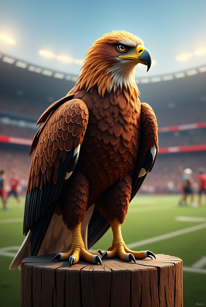 Eagle football mascot