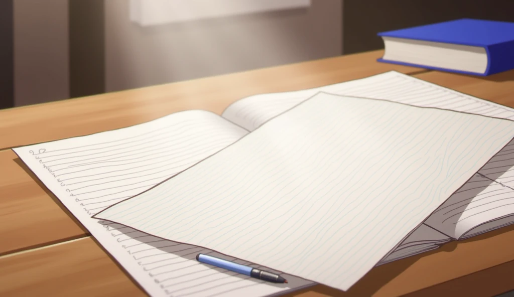 on the desk,Pale, fluffy light,Shooting from the side,Anime Style,animation,Japanese anime,High resolution,