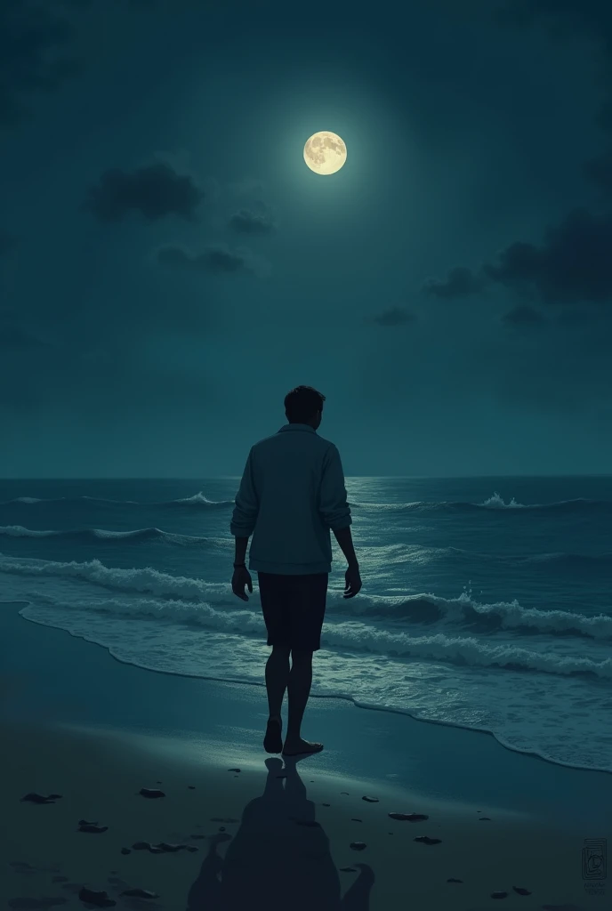 Tamilnadu sad Male 28 years old they were walking to the beach water in night