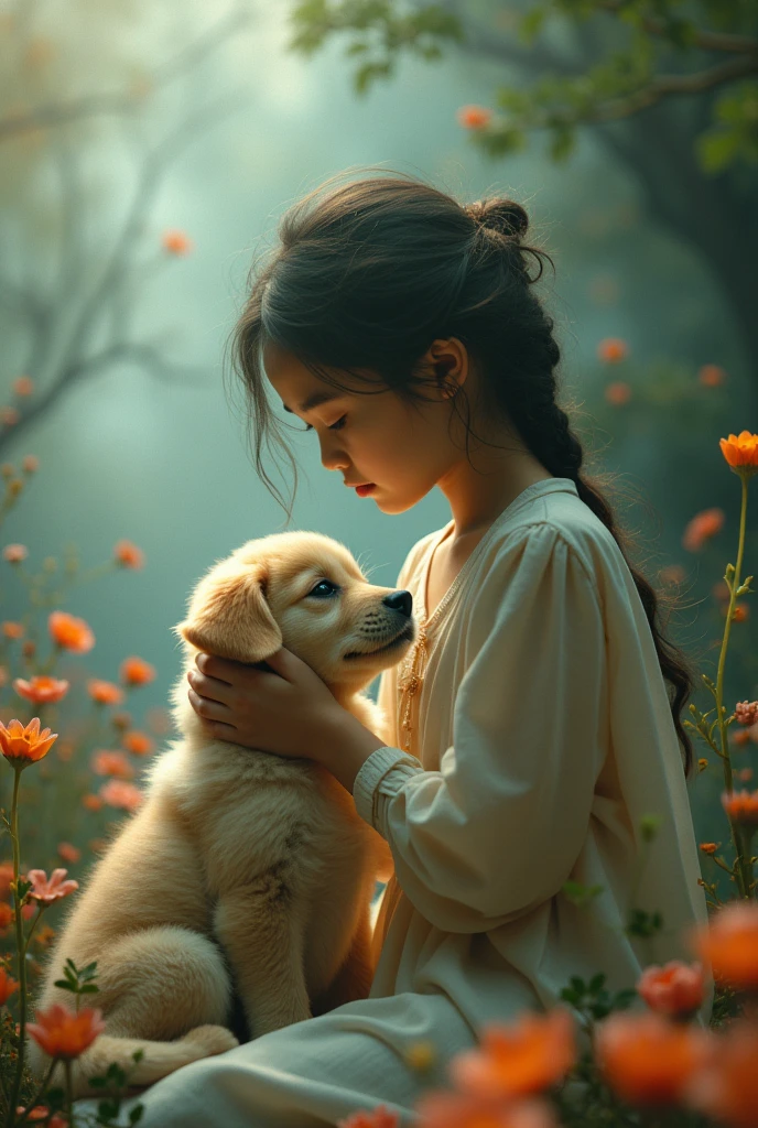 To raise a puppy from ?????