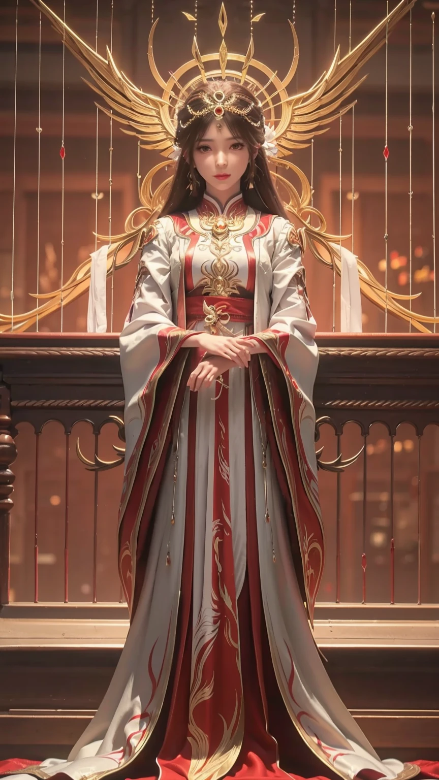 Arad woman in a dress sitting on a throne, cute anime waifu in a nice dress, trending on cgstation, 8K high quality detailed art, anime barbie in white, highly detailed exquisite fanart, Extremely detailed Artgerm, the anime girl is crouching, Flowing magic robe, Beautiful and attractive anime woman, WLOP 和 Sakimichan