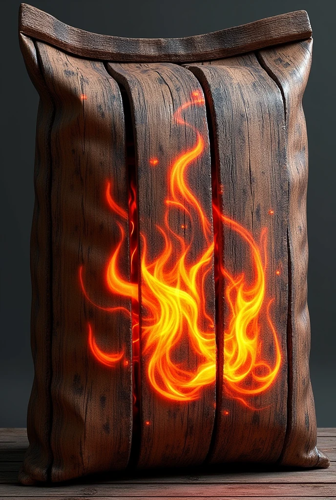 I need cover that i will put on  firewood bags

It will be with wood And fire 
