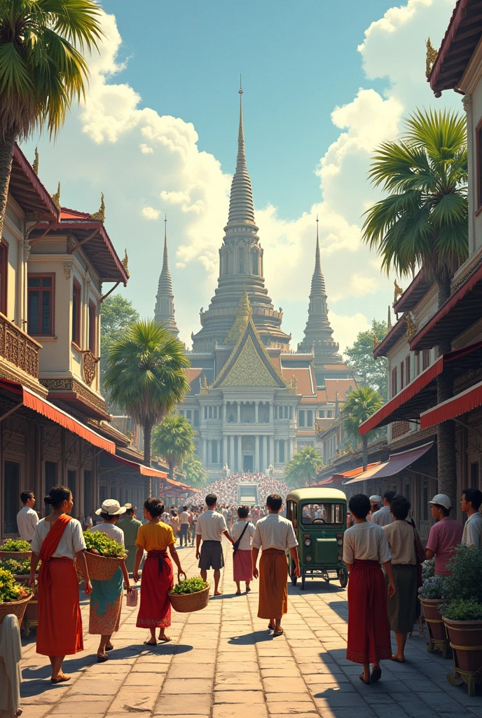 Phnom Penh city in 1900