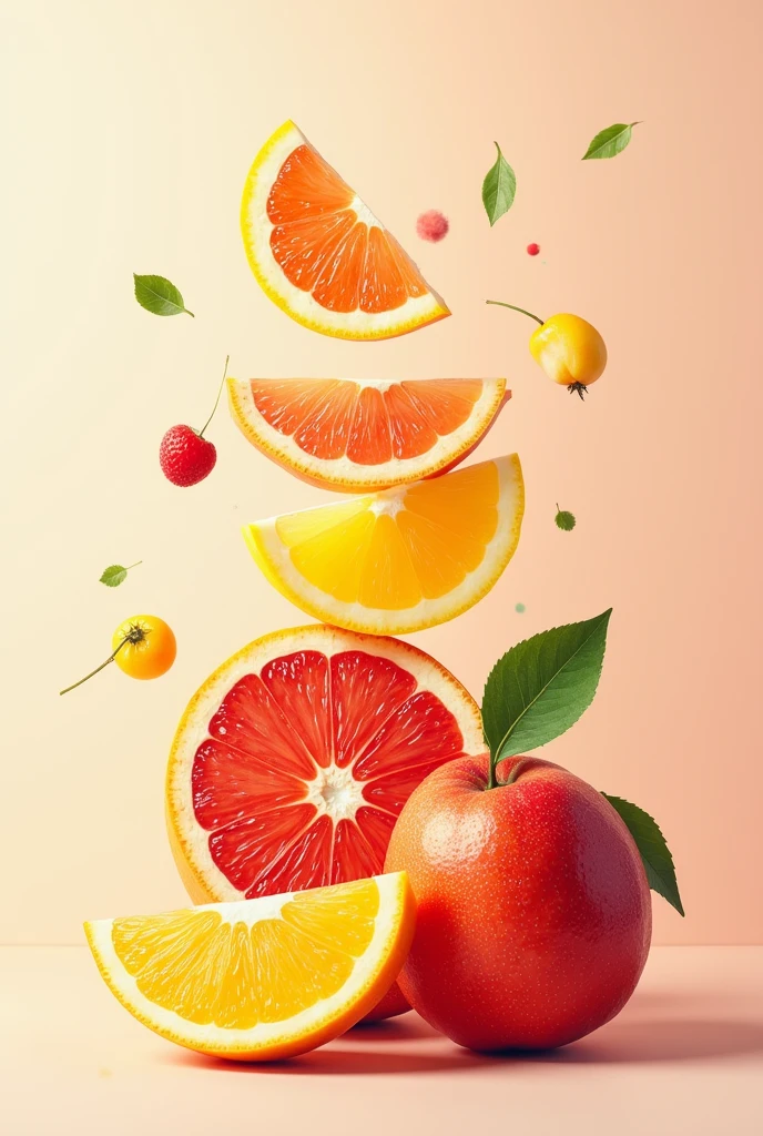 Fruits cutting design
