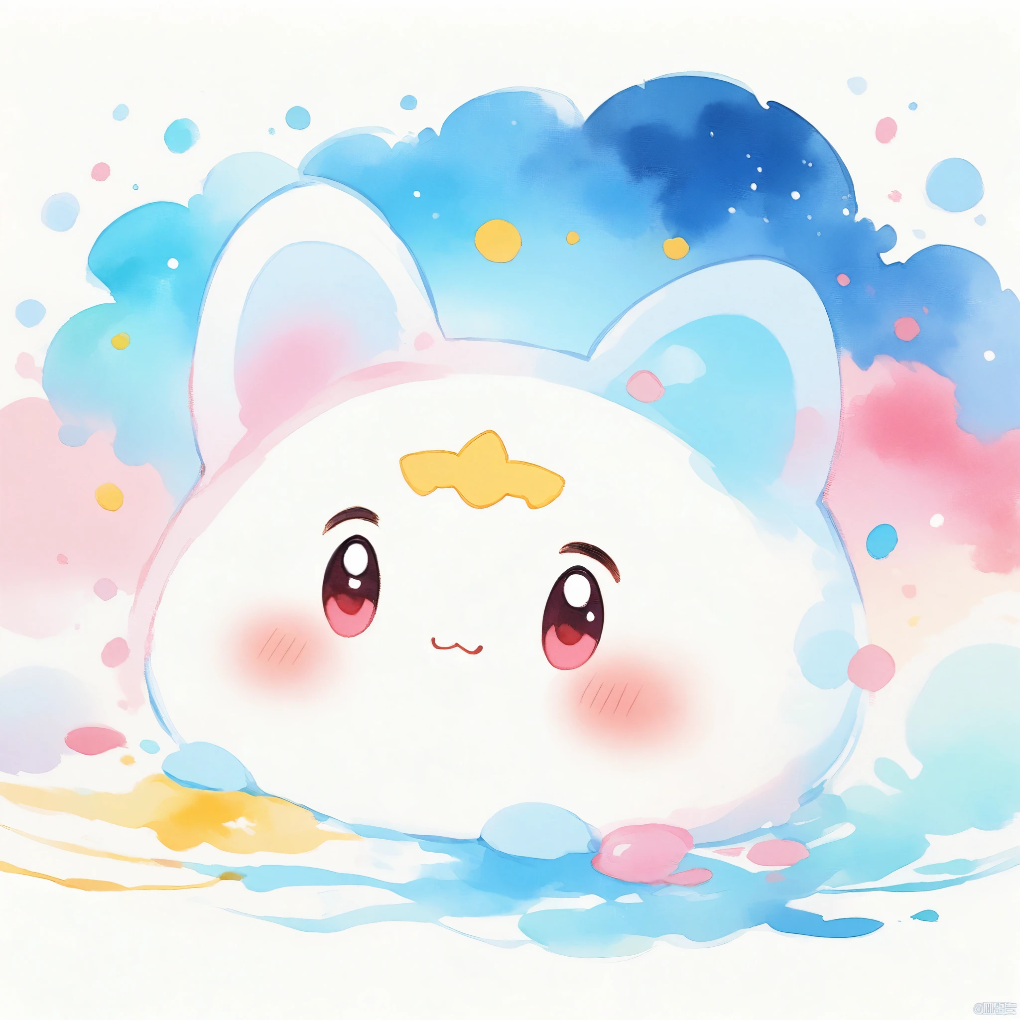 (Highest quality, High resolution, Watercolor Slime