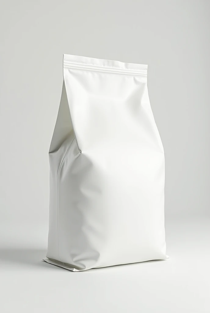 create mockup white packaging rice size 10kg with front and back options in 1 picture