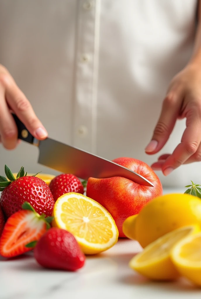 Fruits cutting design