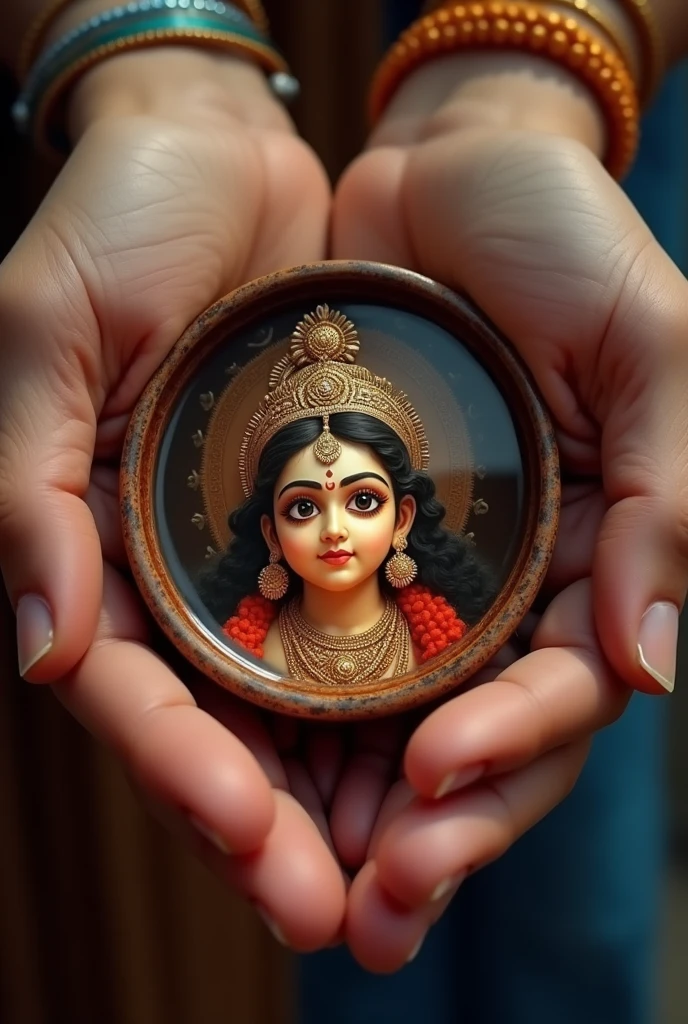 Lord puri jagannadha reflection in our hands