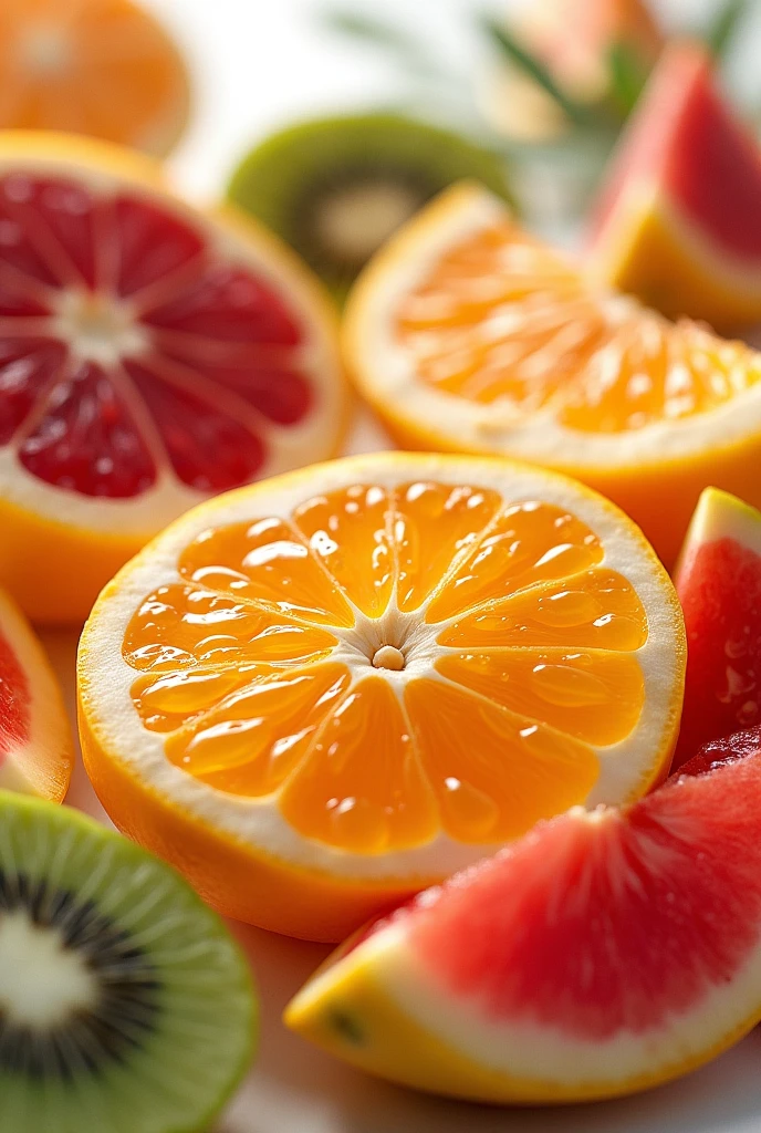 Fruits cutting design 