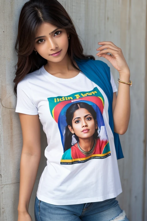 Indian T-shirt one woman