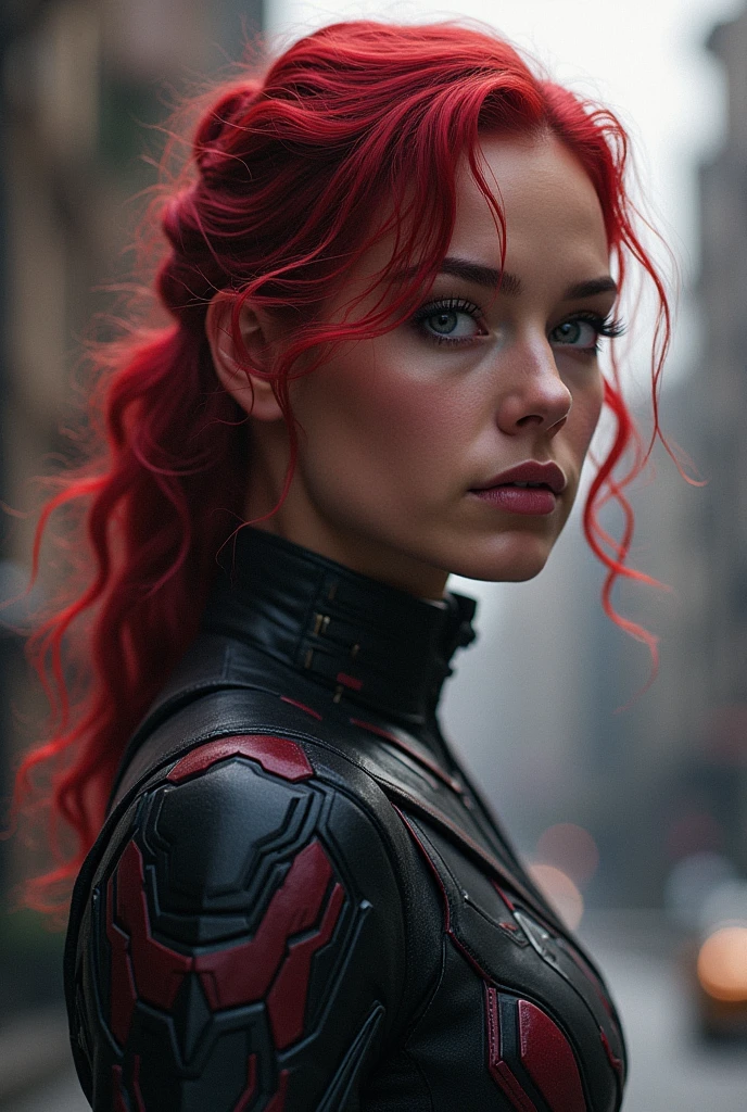 if tony stark had an anti-heroine younger sister. Write a story about this woman being Wanda Maximoff's girlfriend.