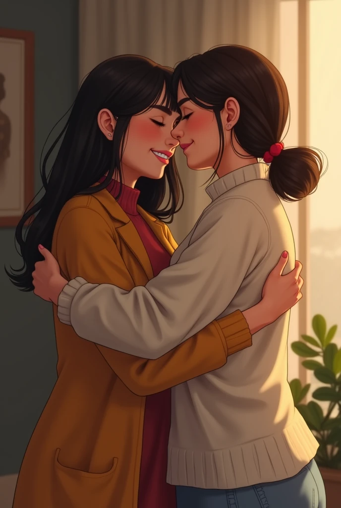 HUG between two people