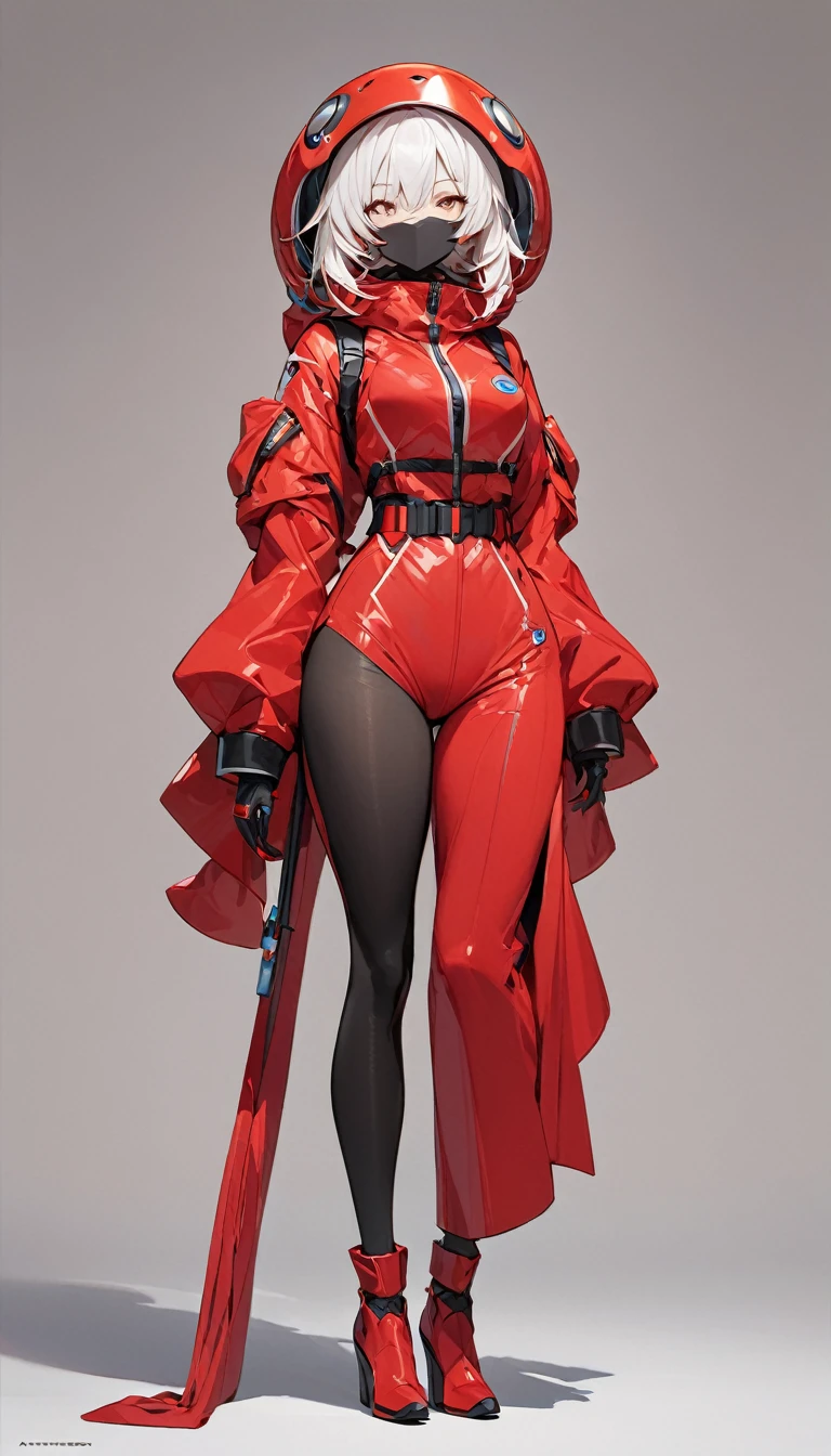 (masterpiece, best quality:1.2), 1 girl, solo, full body, (anthropomorphic Mars:1.2), simple background