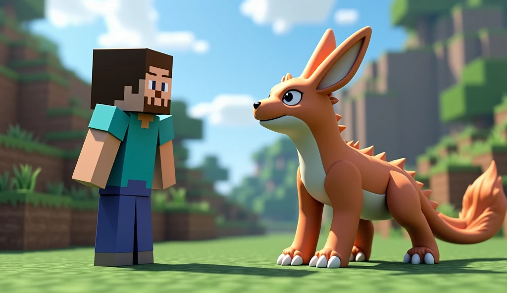 Minecraft Steve Surprised See Pokémon's High Resolution