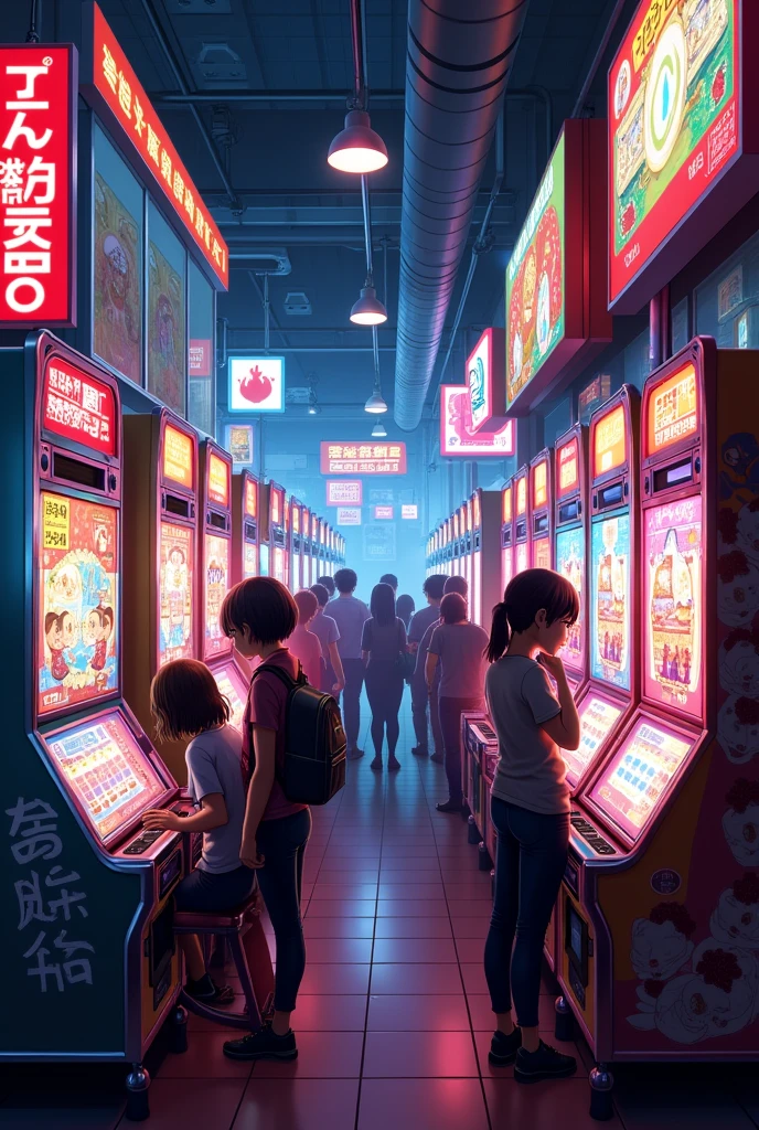 Japanese Pachinko parlor