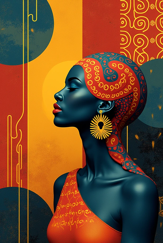 African modern best realistic background for the informatic and graphic designer socity