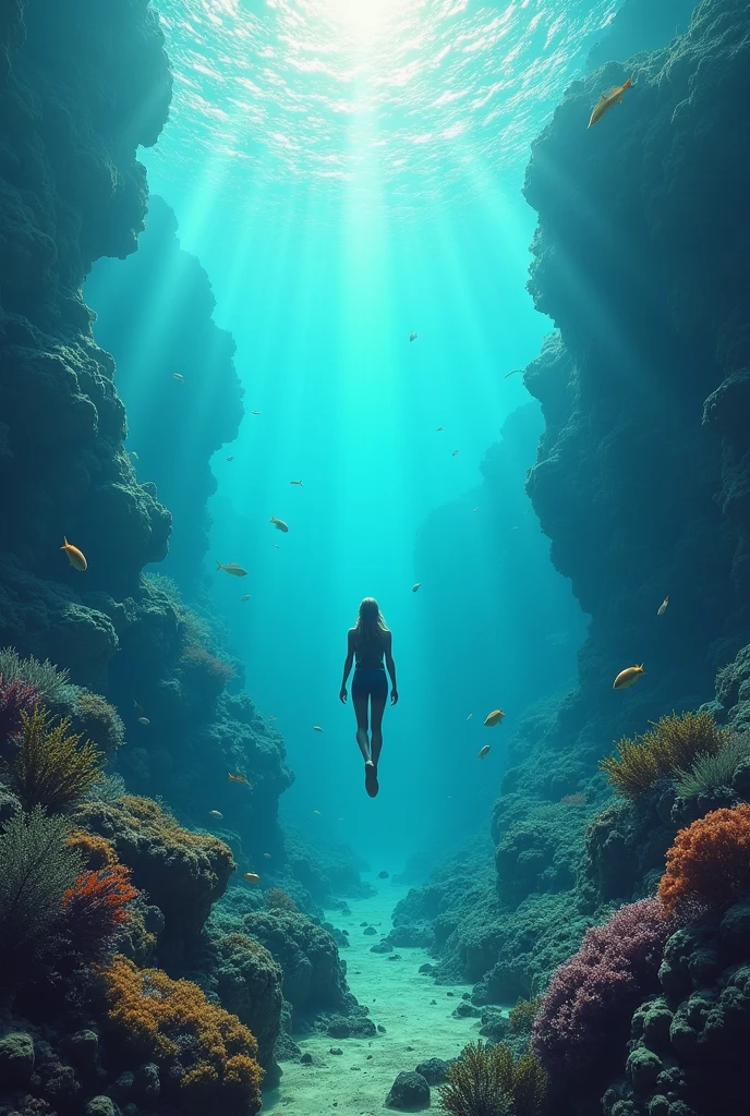 one guy ventured into the hydrosphere, the realm of water. They submerged into a crystal-clear ocean, where the world was a ballet of flowing currents and shimmering marine life. The pressure of the water enveloped them, and Alex felt a sense of weightlessness as they floated among vibrant coral reefs and schools of fish. The ocean’s depths were soothingly silent, punctuated only by the distant songs of whales and the gentle sway of seaweed.
landscape