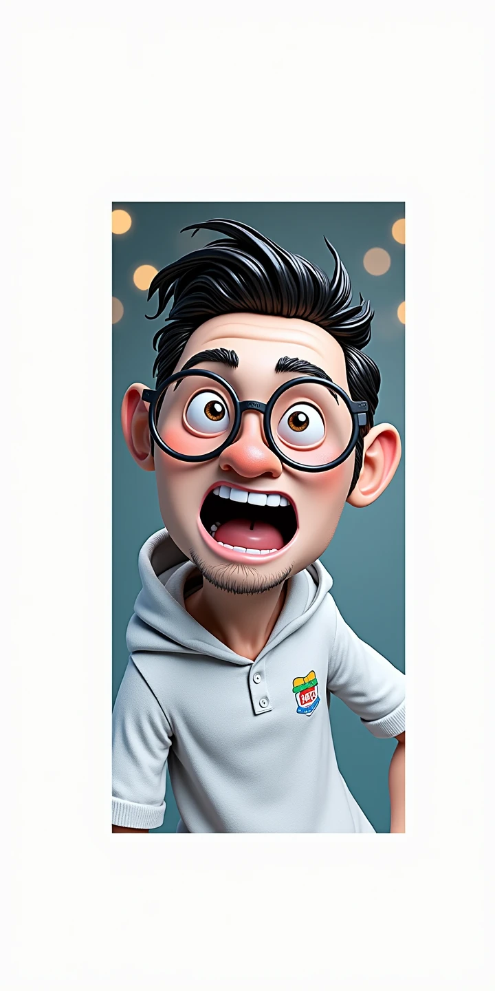 Cartoon character of a man,animation character, stylized character, animation style rendering, 3d stylized, Arnold Maya render, 3 d render stylized, toon render keyshot, 3d character, 3d character, 3d rendering stylized, 3 d character render, cartoon character, Close up character, Character pose, (Pixar style) (master part:1.2) (Bokeh) (best quality) (detailed skin) (detailed texture) (8k) (clay) (Cinematic lighting) (sharp focus)
