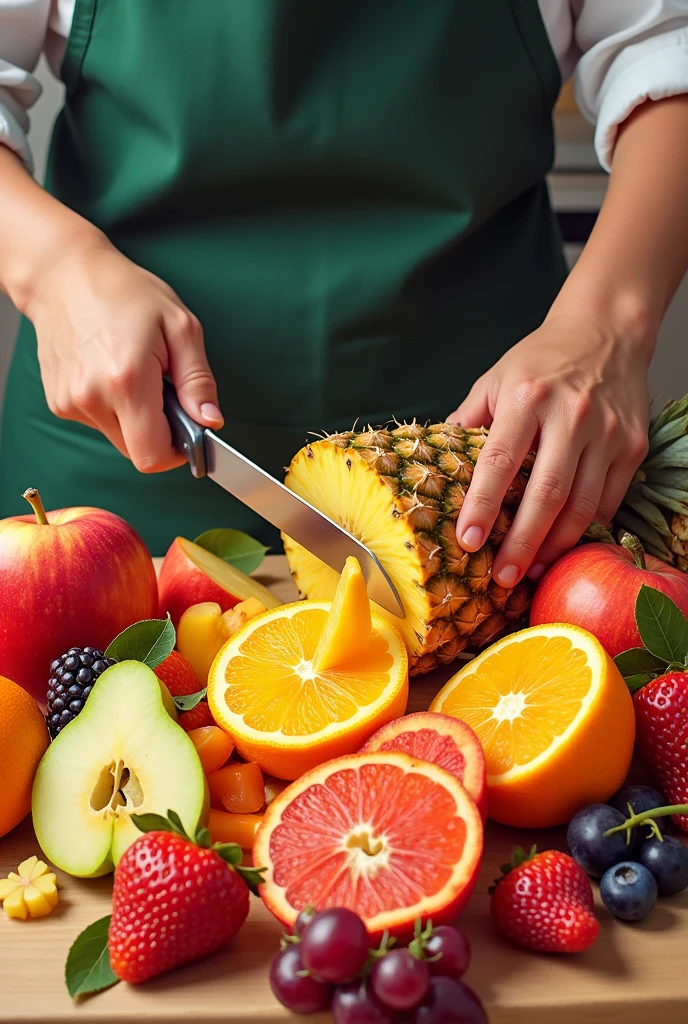 Fruits cutting Art