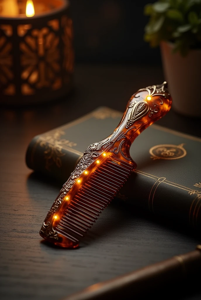 vintage comb with LED


