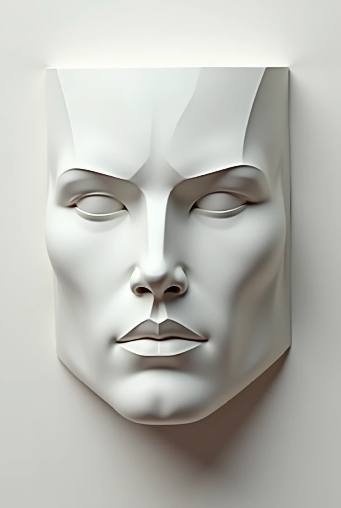 Make a rectangular face shape.
